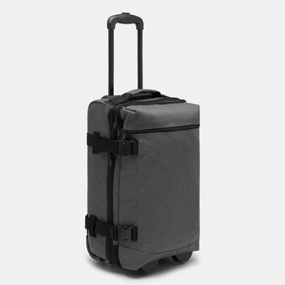 Trolley Reisetasche Rollen Handgepäck mit Dehnfalte Schienen Kabinentrolley 55cm