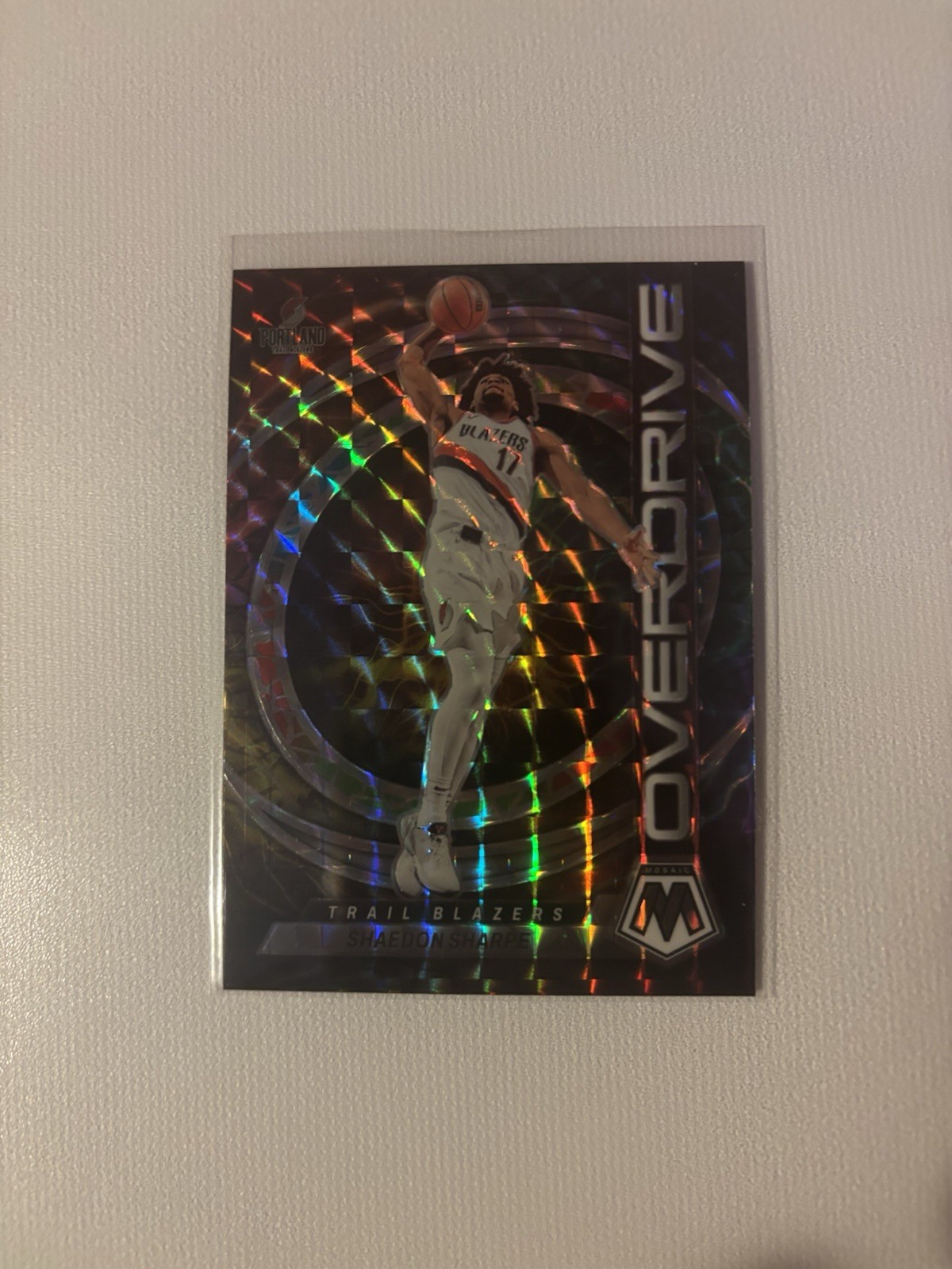 2022-23 Panini Mosaic - Overdrive Shaedon Sharpe #23 (RC)