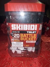 Skibidi Toilet Battle Bucket 20-Figures Set Series 1 + Mystery Titan Figure NEW