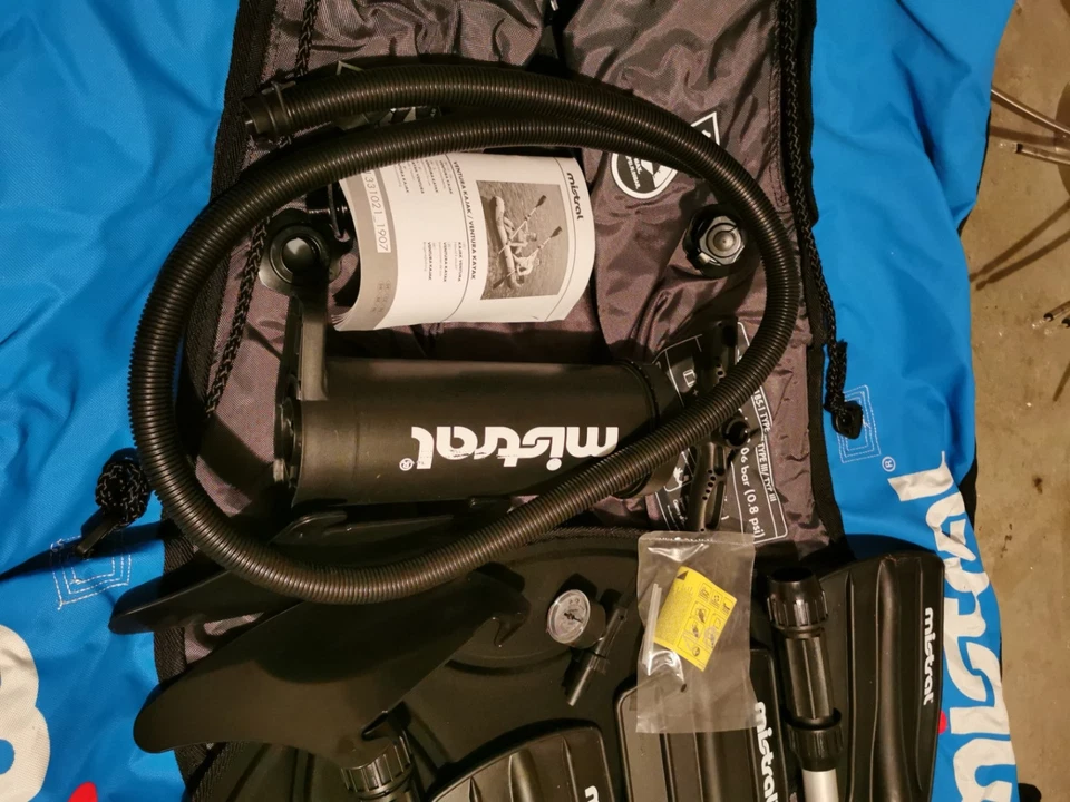 Mistral Kajak Nylon Komplettset 2 Pers 2 Doppelpaddel Paddelboot aufblasbar - Bild 3 von 4