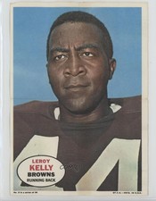 1968 Topps Poster Inserts Leroy Kelly #2 HOF 14mg