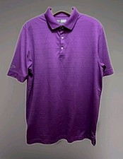 Callaway Men's Golf Polo Shirt Size Small Purple Opti-Dri Opti-Vent Performance