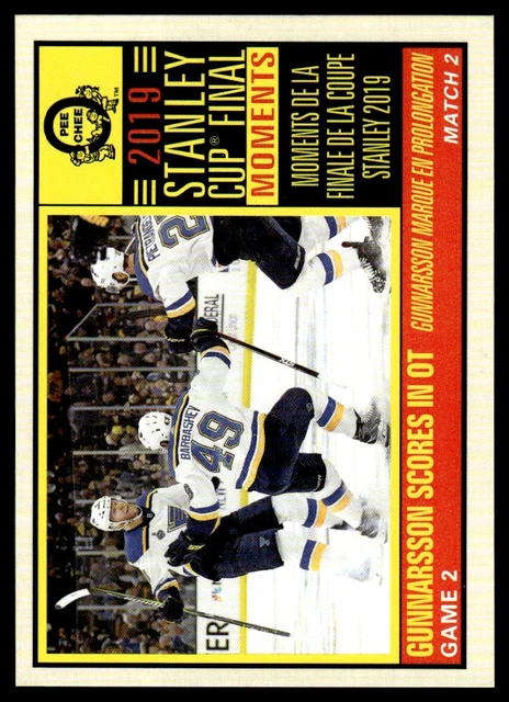 2019-20 O-Pee-Chee 2019 Stanley Cup Final Moments SP Carl Gunnarsson St. Louis