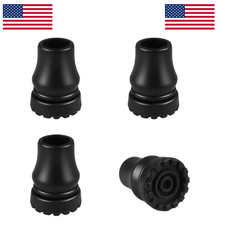 4Pcs Cane Tips 3/4 Inch Heavy Duty Rubber Cane Tips Anti Slip TPR Replacement...