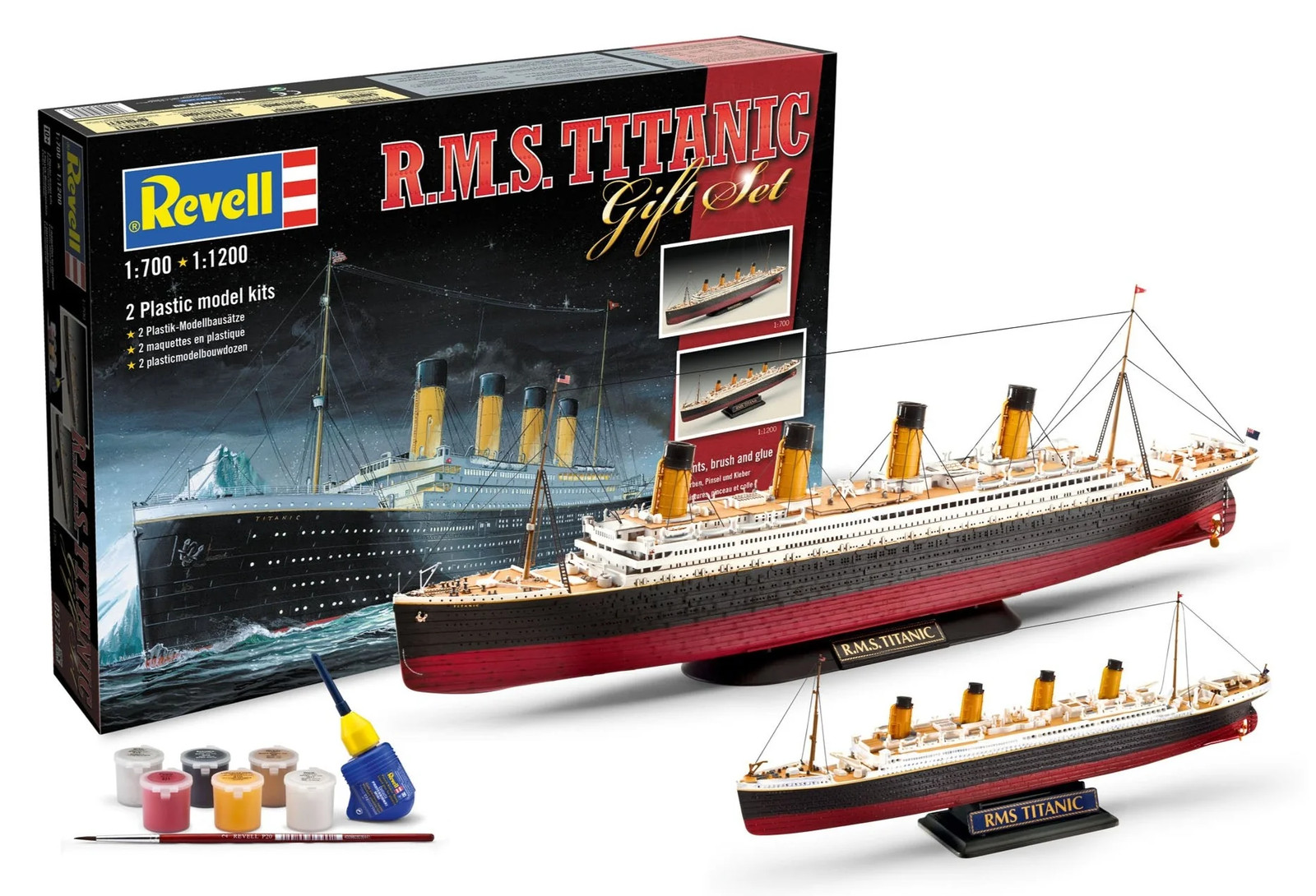 Revell 05727 R.M.S. Titanic Gift Set 1:700 and 1:1200 Scale Kit - Image 3