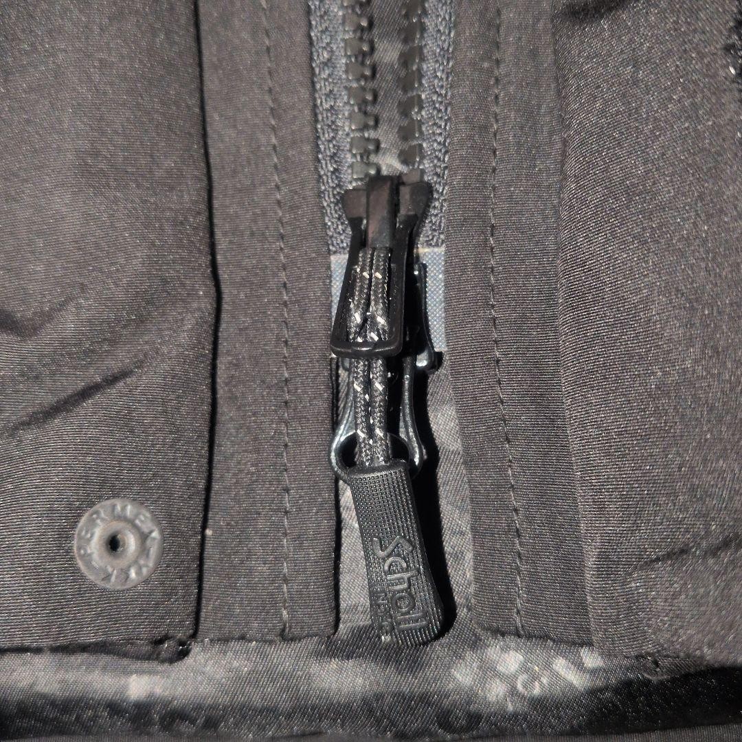 Schott 2TONE DOWN JACKET Coat Polyester Black Log… - image 19