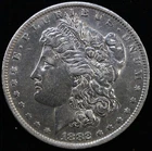 1882-O/S Strong Morgan Silver Dollar AU #X86