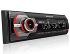 Philips Single DIN Car Stereo Receiver 50W x 4 USB AUX AM/FM Detachable Face NEW