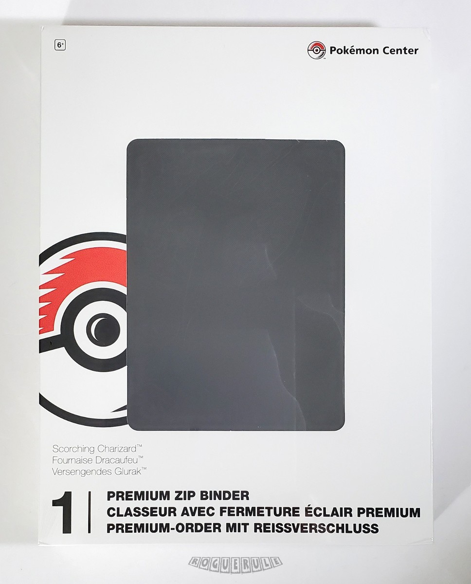🚦Pokemon Center TCG Scorching Charizard Preminum Zip Card Binder