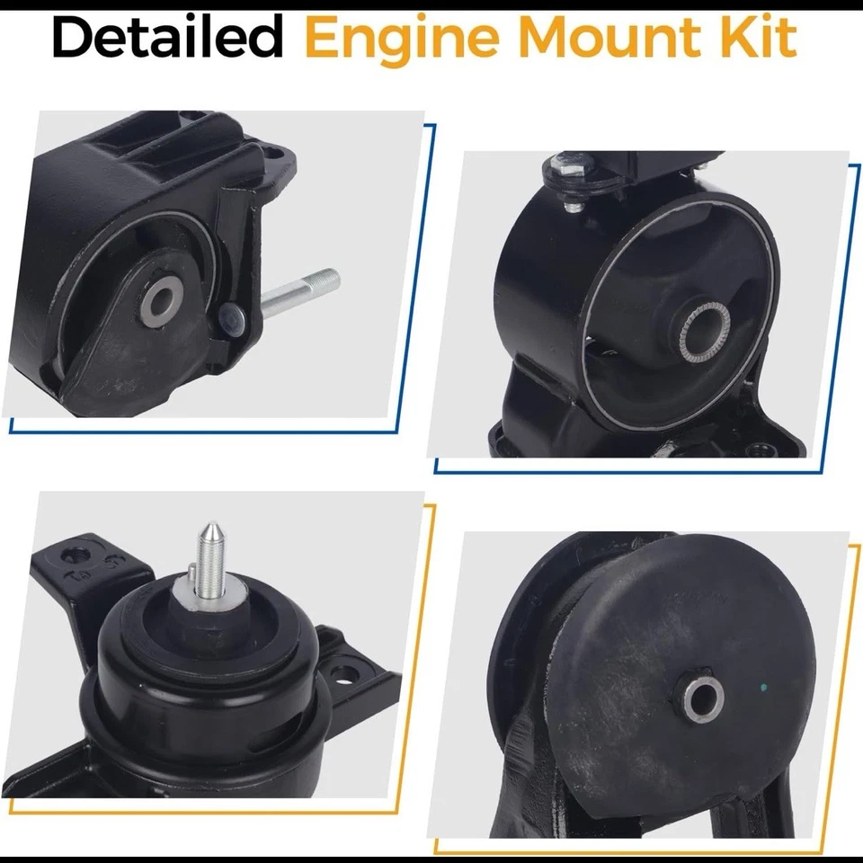 Engine Motor & Trans Mount For Hyundai Santa Fe 2010-2012 Kia Sorento 2011-2013 - Image 4 of 4