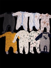 8 Newborn To 3 Months Baby Boy Sleepers
