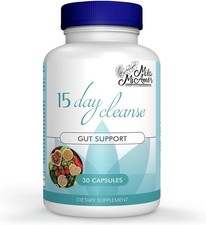 15 Day Gut Cleanse- Gut  Colon Support 30 Capsules Dietary Supplement NEW