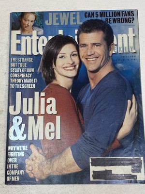 Entertainment Weekly Magazine Aug15 1997 Julia Roberts Mel Gibson Jewel Jay Mohr