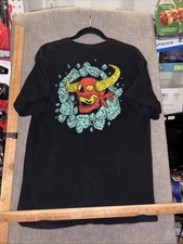 Toy Machine Skateboard Mens Size Large T-shirt 2 Sided Shirt