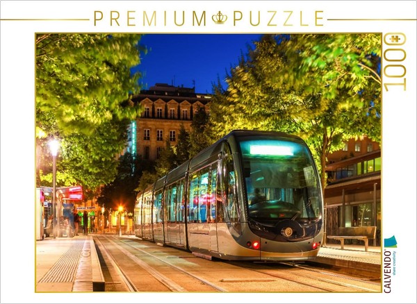 Calvendo Puzzle Bordeaux Tram | 1000 Pieces, Finished Size 25.2 × 18.9 In (64 ×-image