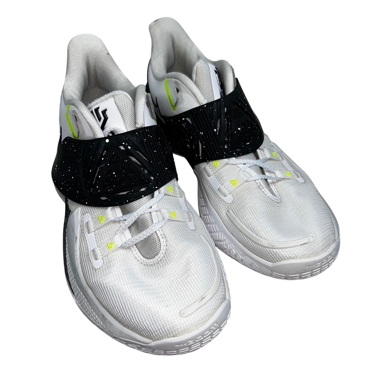 White Black Neon Yellow Athletic Size 8.5