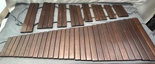 1930's Marimba Rosewood Bars 49pc Lot