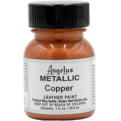 Angelus Acrylic Metallic Leather Paint 1oz Copper NEW