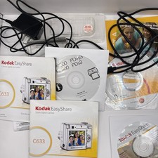 Kodak EasyShare C633 Camera Software, Cords, User Manual, Camera Dock Insert