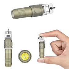 NEW Olight iUltra Olive Green OAL Keychain Flashlight, 80 Lumens, USB-C Charging