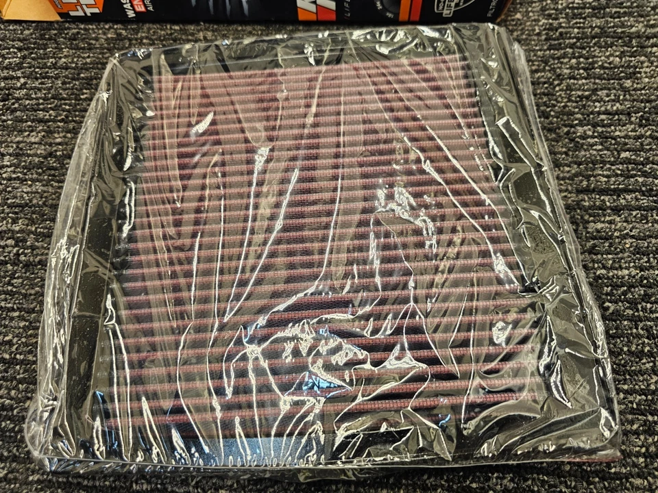 Filtro de admisión de aire de alto flujo K&N 33-2045 1991-1999 Mitsubishi 3000GT Stealth 3,0 L Foto 3 de 4