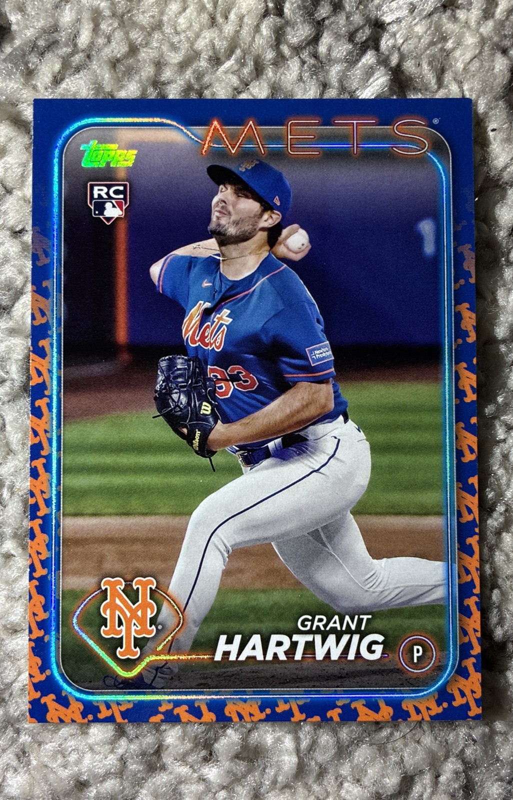 2024 Topps Series 1 - Grant Hartwig #130 Team Color Border (RC) SP