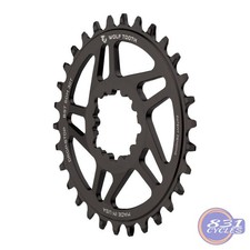 Wolf Tooth Round Direct Mount Chainring - SRAM 3 Bolt - 30t - Boost - Black