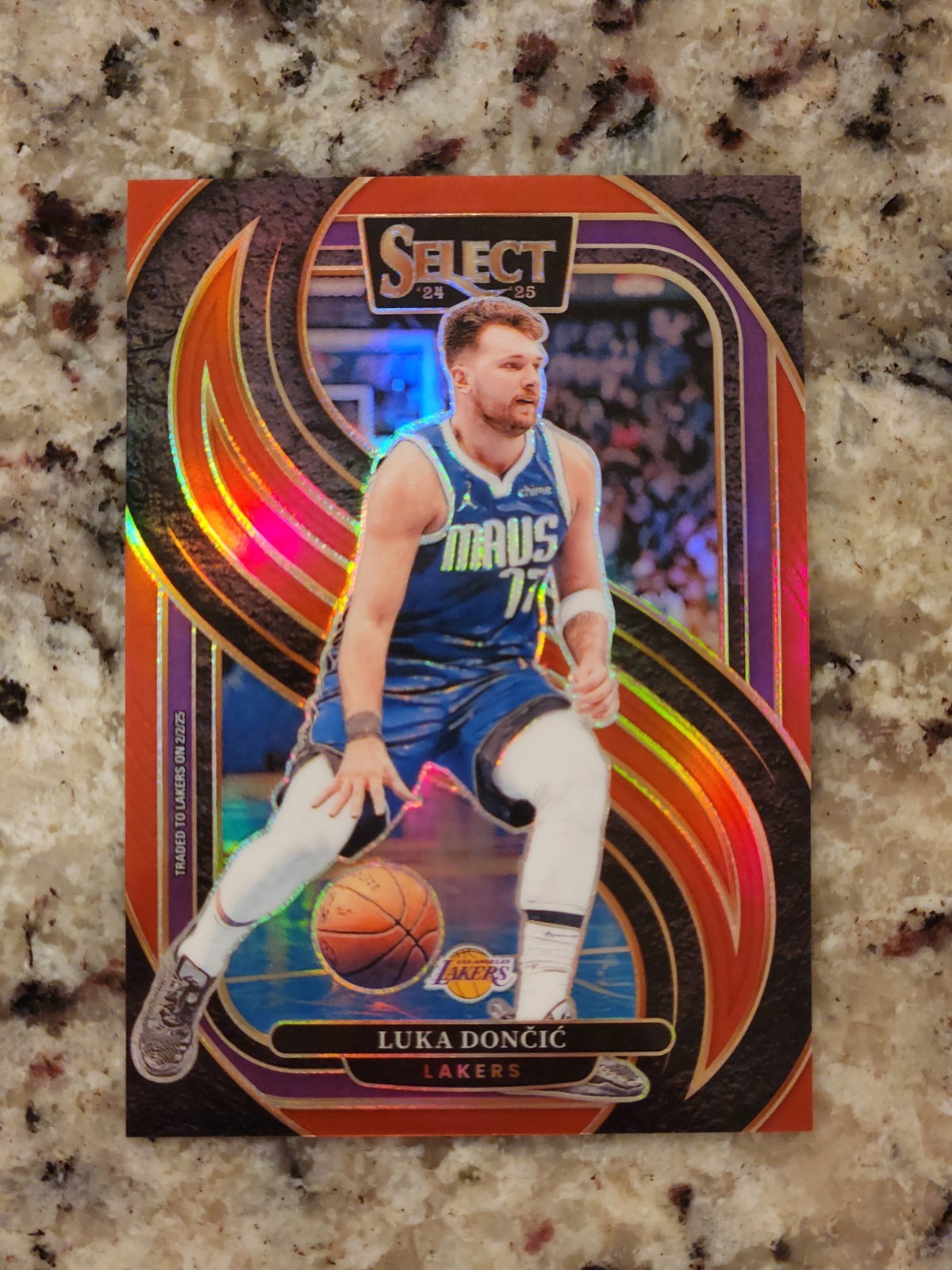 2024-25 Panini Select Luka Doncic #141 Premier Level Red Prizm Lakers /199