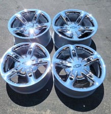 Exchange 4 Chrome 19 20 Chevrolet Ssr Oem Oem Factory Wheels Rims 5166 5168