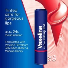 6 x Vaseline Lip Therapy Color & Care Mellow ...