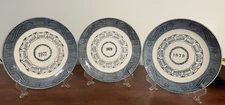1977 1978 1979 Royal China Currier And Ives Calander Plates 