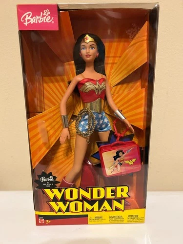 New Vintage 2003 Mattel Barbie As DC Comic Wonder Woman Doll