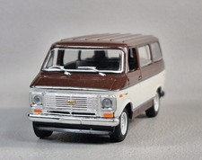1971 Chevy Van Beauville 10 Diorama Collectible Diecast Model 164 Brown Loose