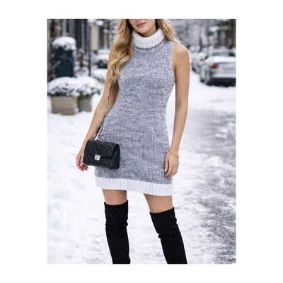 Rag Bone Cashmere Mohair Dress Women XXS Gray Sweater Ribbed Minimalist Luxe