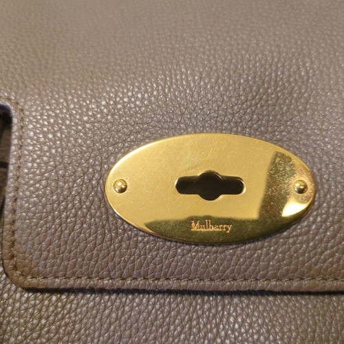 Borsa a mano Mulberry Bayswater in pelle marrone roccia postino autentica dal Giappone - Foto 9 di 24
