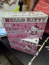 2 boxes Hello Kitty A-SHA Hand Pulled Style Noodle with Friendly Scallion Sauce
