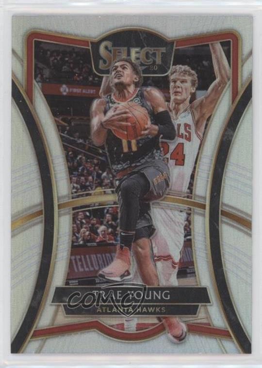 2019-20 Panini Select Premier Level Silver Prizm Trae Young #149 he4