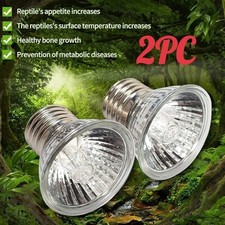 75W Reptile Lamp UVA UVB 3.0 Pet Heat Lamp Turtle Basking Light Bulb