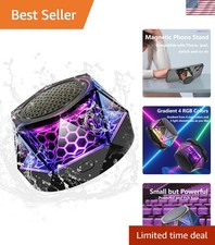 Colorful RGB Portable Bluetooth Speaker - Waterproof  24-Hour Battery Life