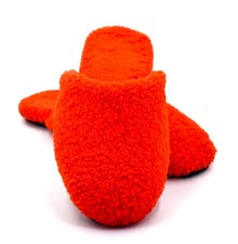 Bombas Red Sunday Mule Slipper,Memory Foam Footbed,Traction Soles,Faux Sherpa,9