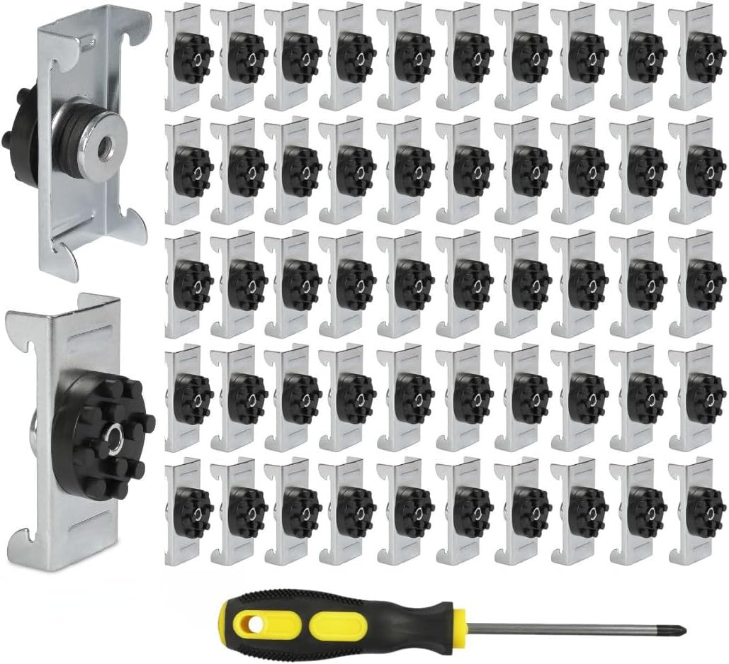 Sound Isolation Clips - 100 Pack - Resilient Channel Mounting Clip - Reduces Noi