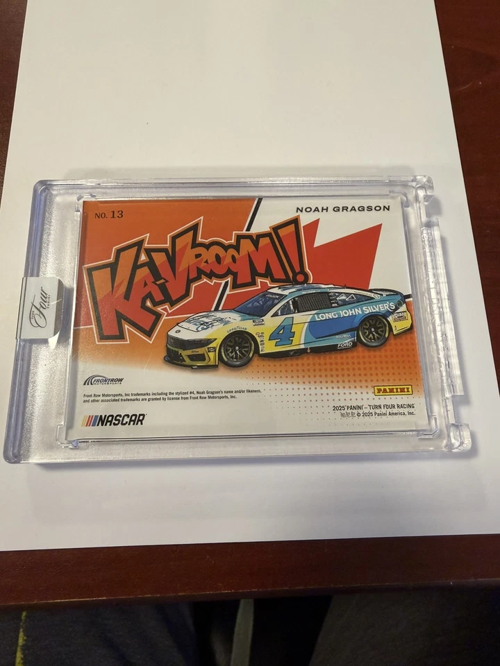 2025 Panini Turn Four Racing KAVROOM #4 Noah Gragson CASE HIT SSP NASCAR Sealed - Image 2 of 2