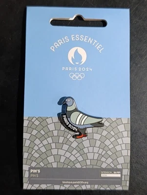 Pin's Jo Jeux Olympiques 2024 France Paris Pigeon Mascotte - Photo 1/3