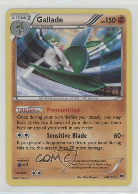 Gallade Pokémon XY BREAKthrough #84