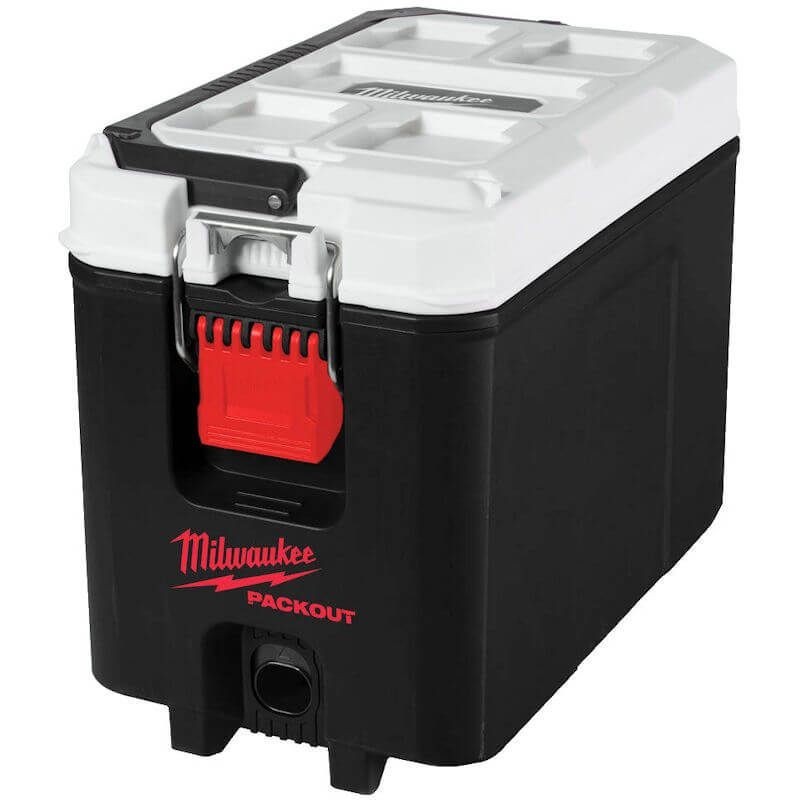 Milwaukee PackOut Hard Cooler & Milwaukee Compact Toolbox- Black Edition