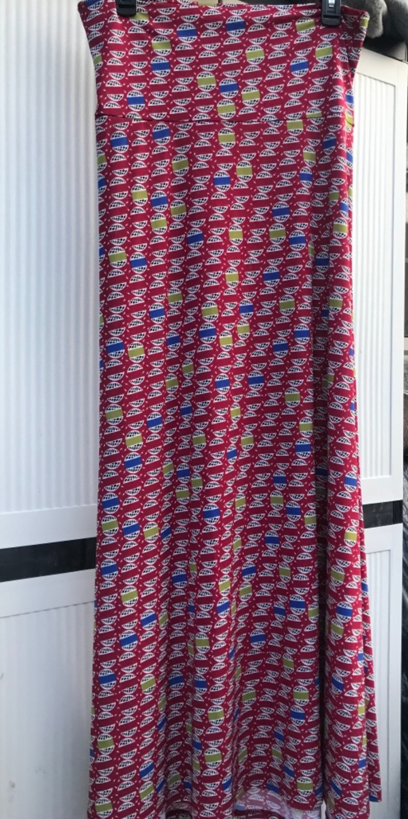 LuLaRoe Flowy Maxi Skirt for Women Size XL Comfortable Stretchy Boho Style-image