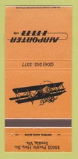 Matchbook Cover - Airporter Inn Seattle WA 30 Strike