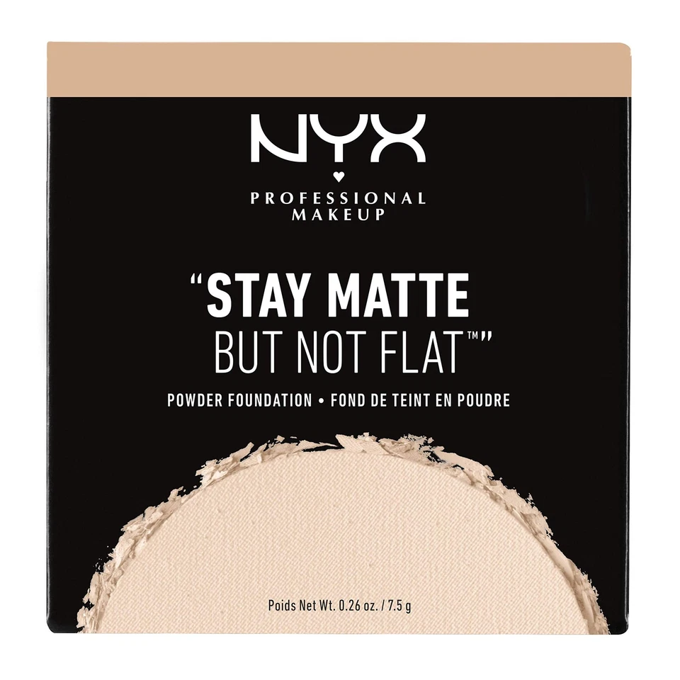NYX Stay Matte But Not Flat Powder Foundation 0.26 Oz Nude Matte Finish - Image 4 of 4