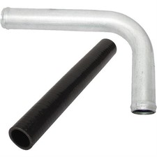 Speedway Aluminum 90 Degreestraight Radiator 1.75 Inch Hose Kit