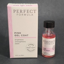 Perfect Formula PINK GEL COAT .60oz / 18ml Brightens Strengthens Seals